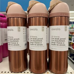 Owala *Metallic Rose Gold* Special Edition 28oz Stainless Steel FreeSip Sway